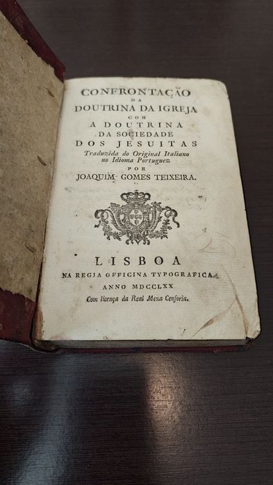 Confrontação da doutrina da igreja com a doutrina da sociedade dos jesuítas (1770)