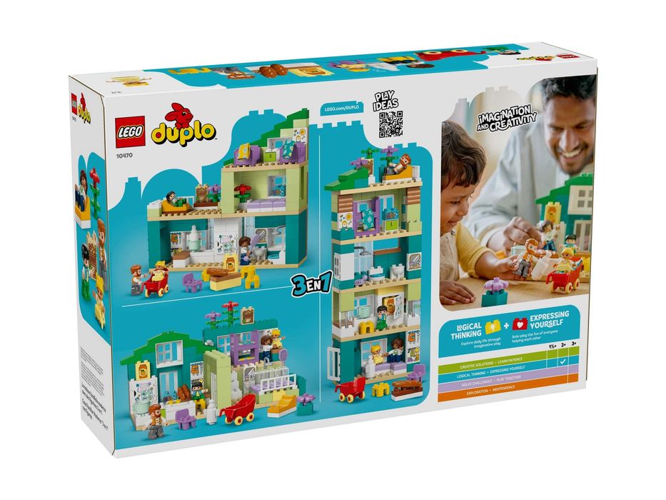 LEGO Duplo 10470 Nowoczesny dom rodzinny 3 w 1 z figurkami