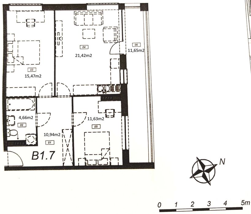 Klimatyczne 3 pokoje (64m²) + wielki balkon 12m², 2 miejsca, komórka!
