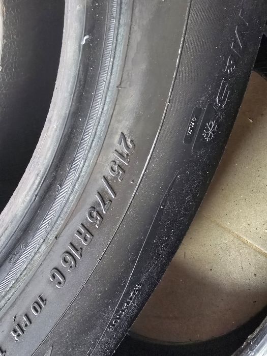 2 Opony 215/75/16c zimowa i letnia