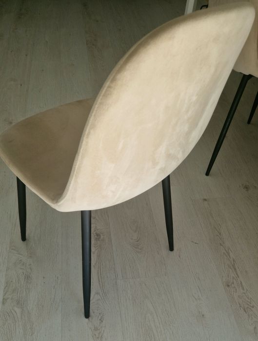 Conjunto 4 cadeiras veludo