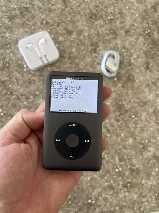 iPod Classic 6.5 120gb+Earpods