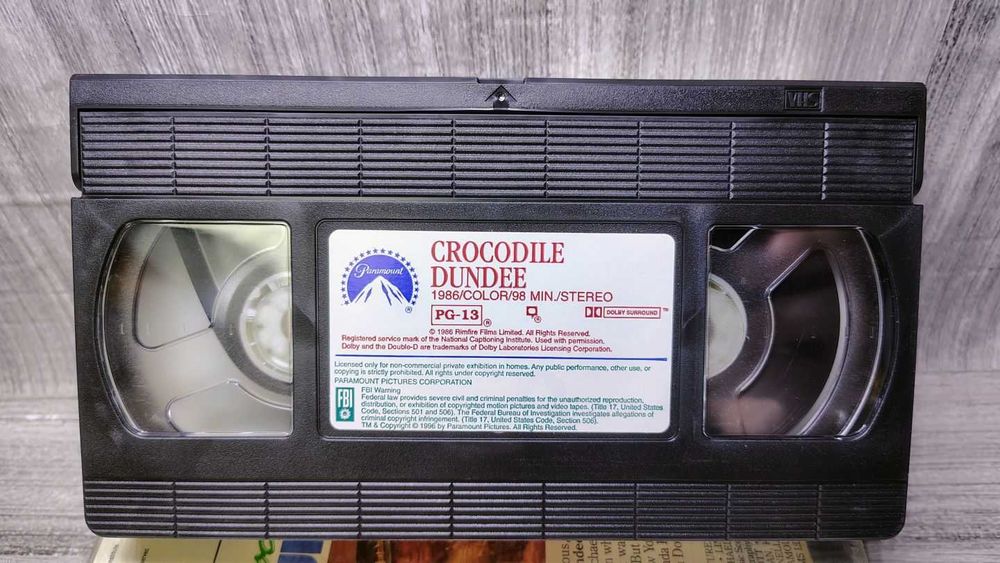 Film VHS Krokodyl Dundee