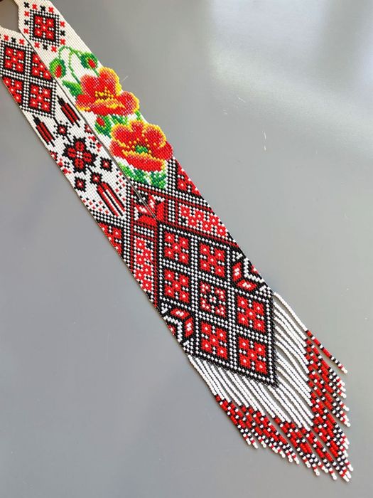Гердан українські прикраси з бісеру