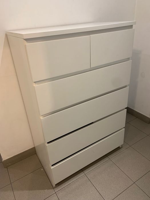Cómoda branca 6 gavetas IKEA