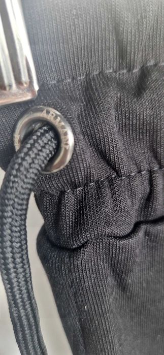 Dres męski EA7 biało/czarny 2XL