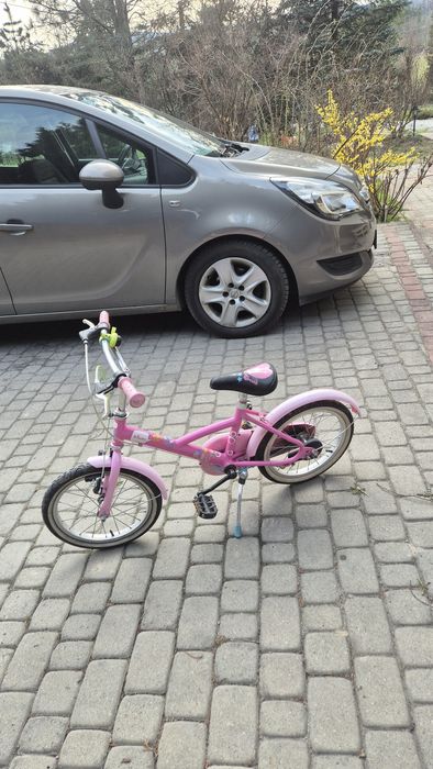 Rower btwin 16 cali z kółkami do nauki jazdy