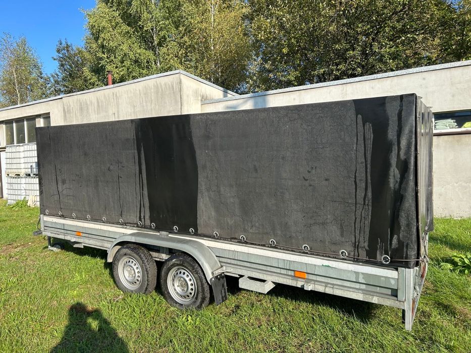 Wynajem przyczepka ciężka z plandeką DMC 1250