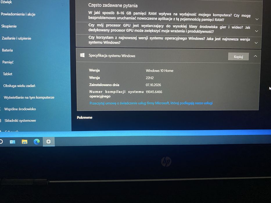 HP OMEN 15 – i5-6300HQ / 8 GB RAM / GTX 960M / SSD 512 GB / nowa bateria