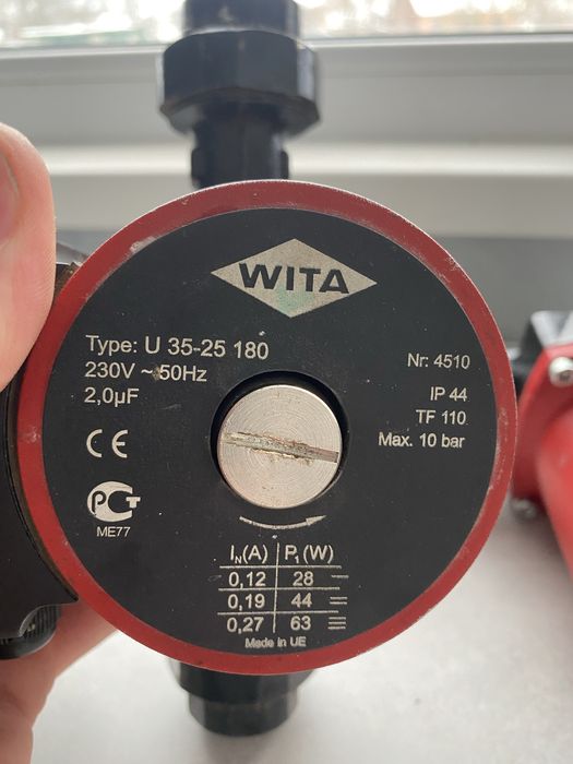 Циркуляційні насоси WITA