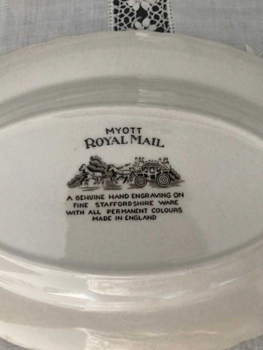 Serviço Inglês Myott Royal Mail -Conjunto Jantar, Chá e Café-125 peças