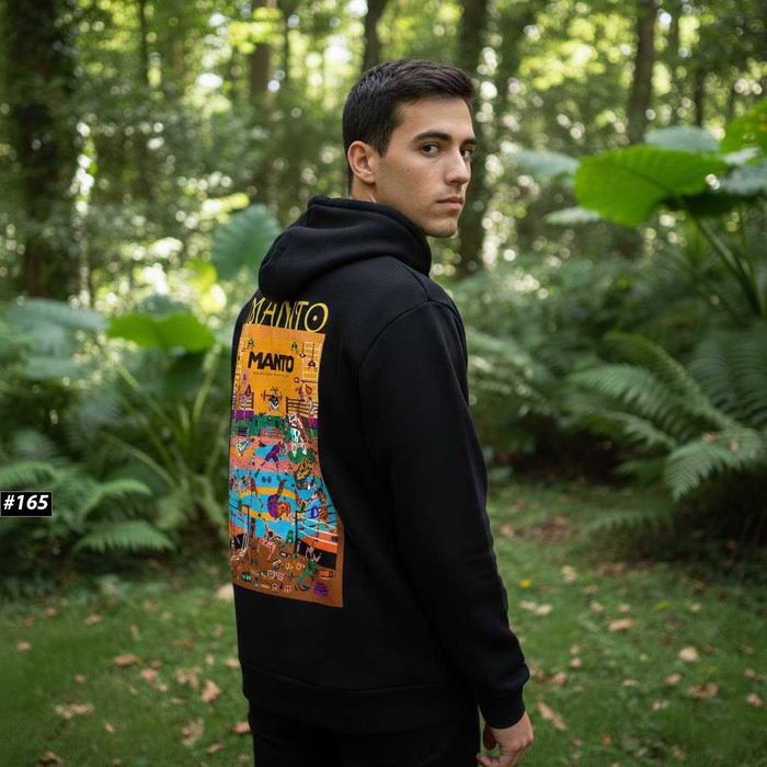 MANTO Худи Черное » МАНТО Stomp Кофта Мужская » XS S M L XL