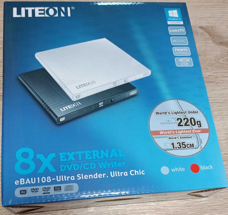 nagrywarka zewnętrzna DVD Lite-On eBAU108 Slim