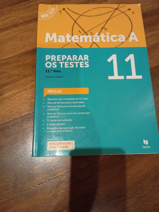 Livro matemática 11º ano - Preparar os testes