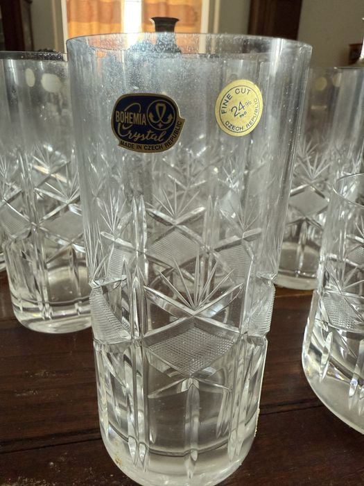 copos de cristal Bohemia - Nunca usados