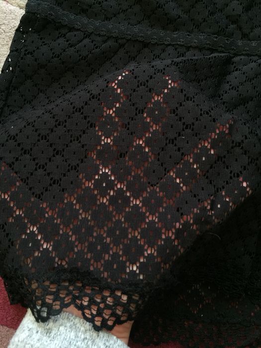 Czarna, elegancka bluzka M