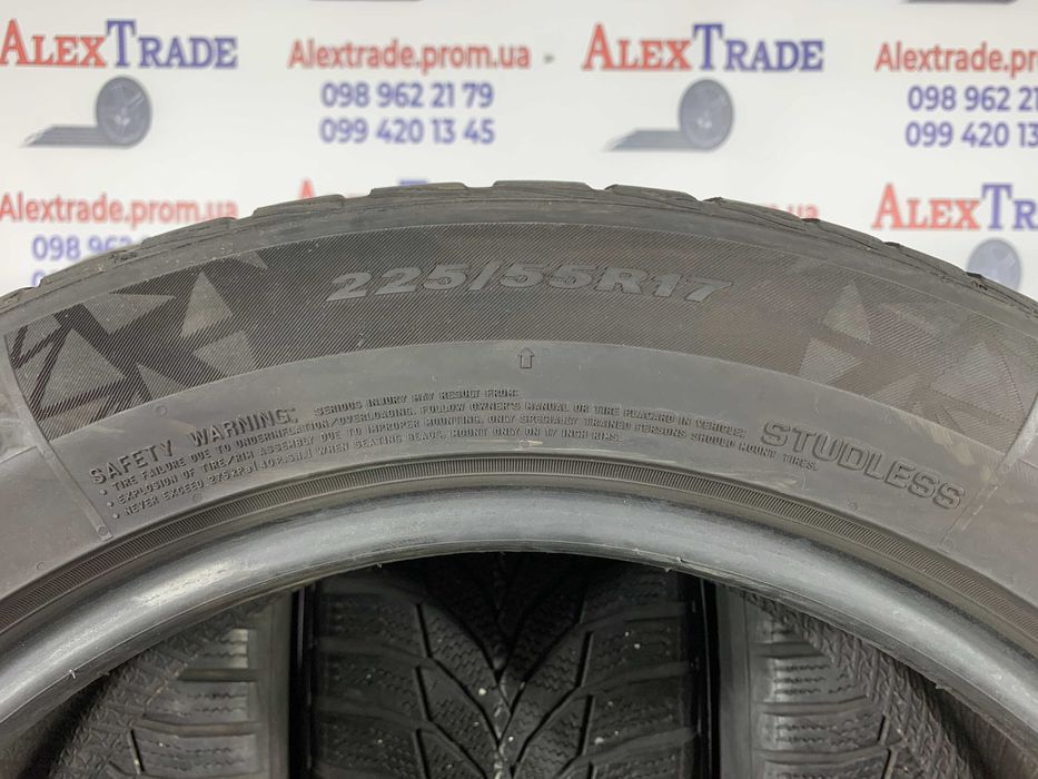 4 шт. 225/55 R17 Nexen Winguard Sport 2 зимові шини б/у, протектор 6мм