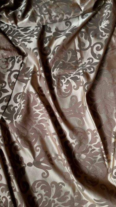 Zasłony eleganckie półpołysk półmat we wzorze