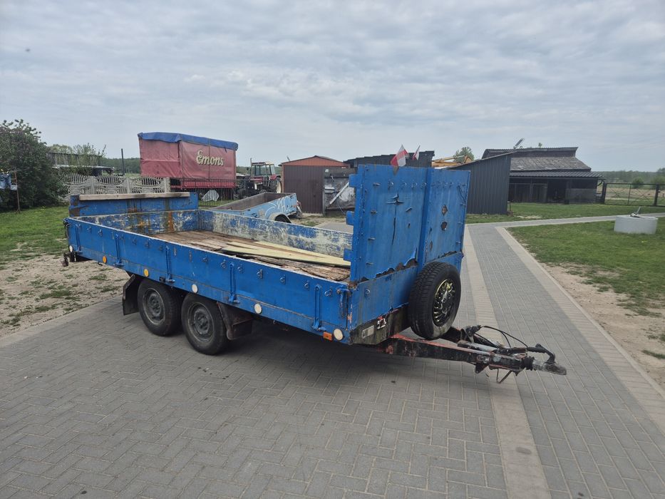 Przyczepka samochodowa platforma 4x1.8 Hapert  Aluminiowe burty