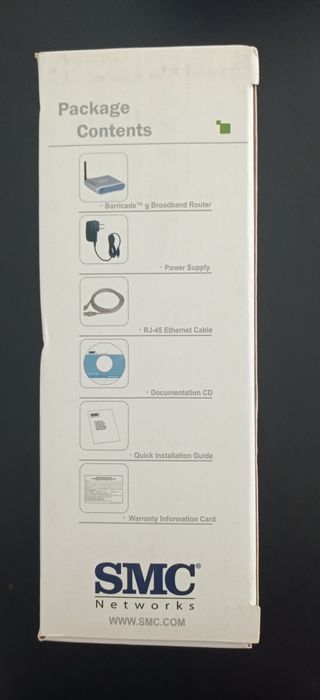 Router wireless Barricade SMC 54Mbps (sem fio)