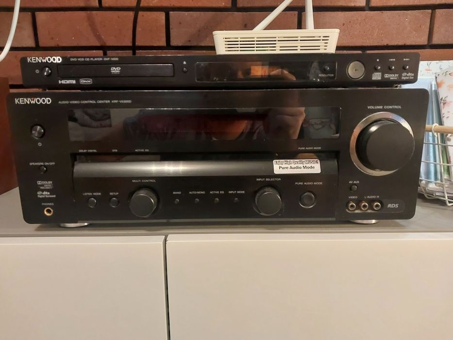 Kino domowe  Kenwood sprzęt  estradowy  kolumny  subwoofer