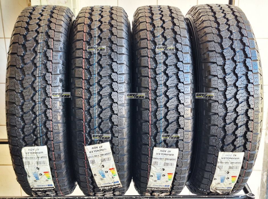 4x 205R16C Goodyear Wrangler AT ADV 110/108S 2 lata gwar.