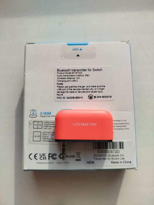 , Nintendo switch Bluetooth transmitter.
