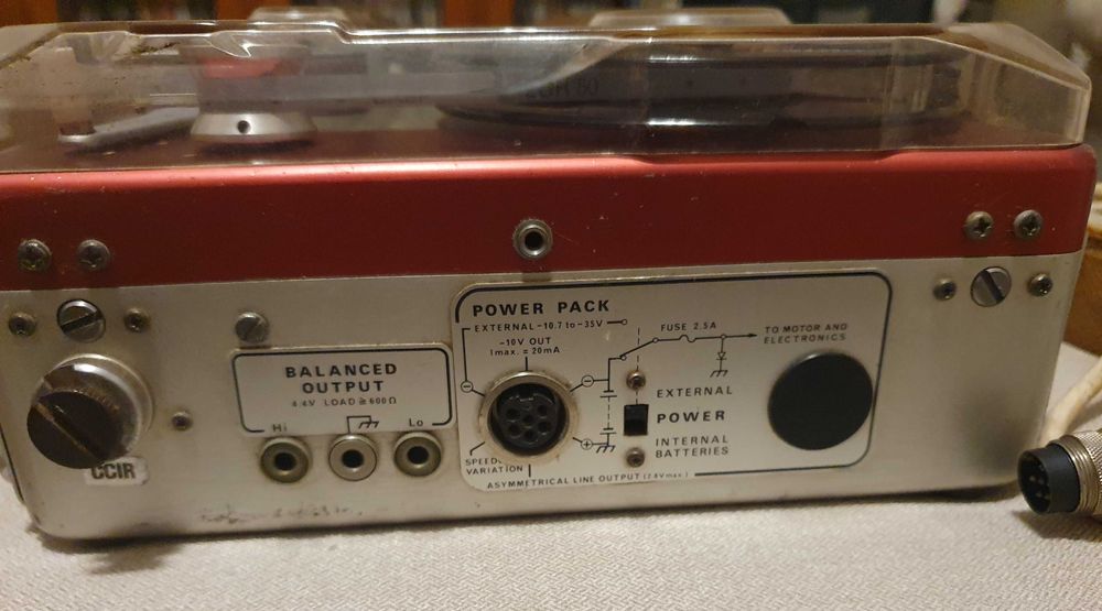 Nagra E - Gravador de bobines.