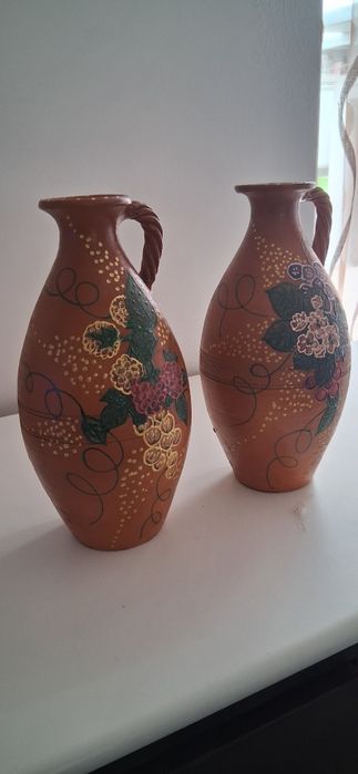 Peças de barro para decoração