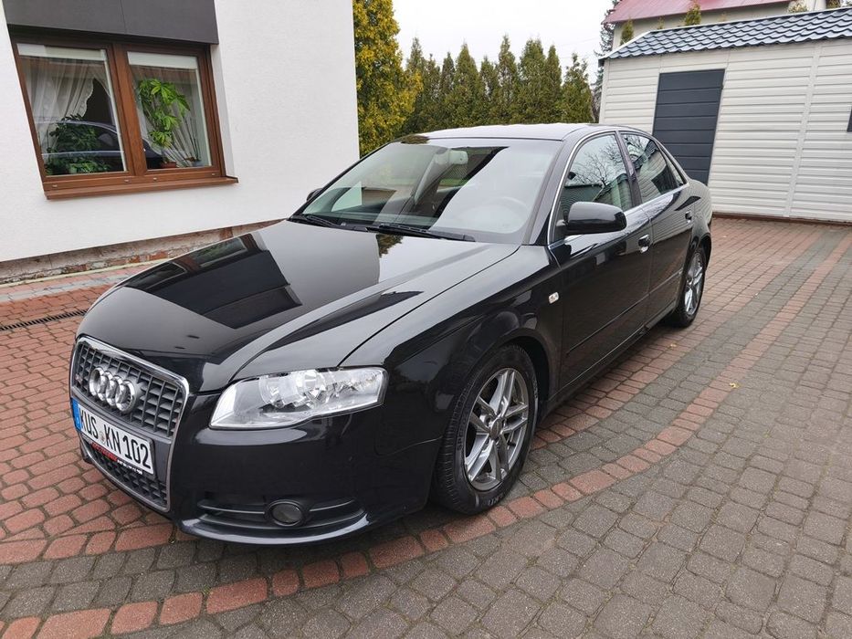 Audi A4 Limousine 1.8T-163KM S-line 2007 Climatronic Grzane fot Hak Alu Serwis Zadbana !