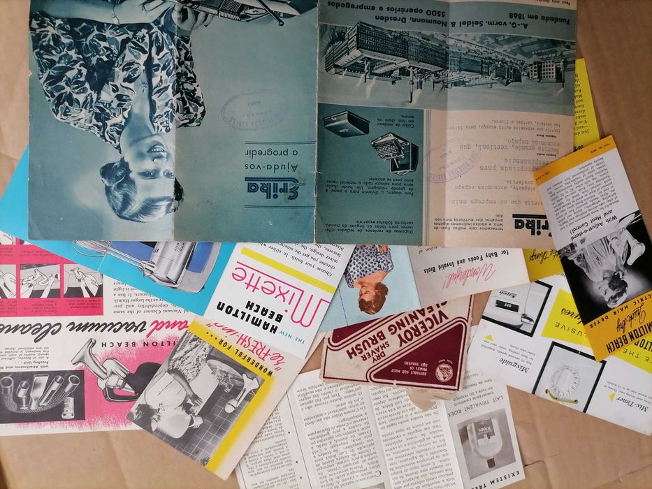 Lote Folhetos Publicidade Vária Anos 40's
