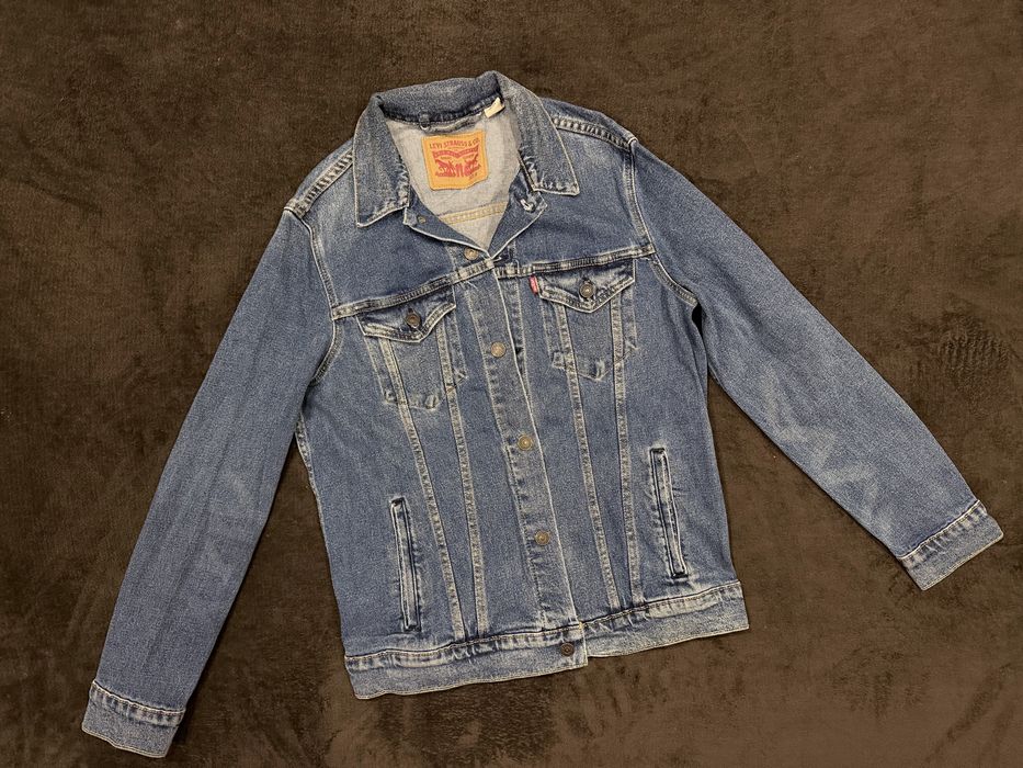 Джинсова куртка Levi's Trucker M синя Made in Mexico як нова
