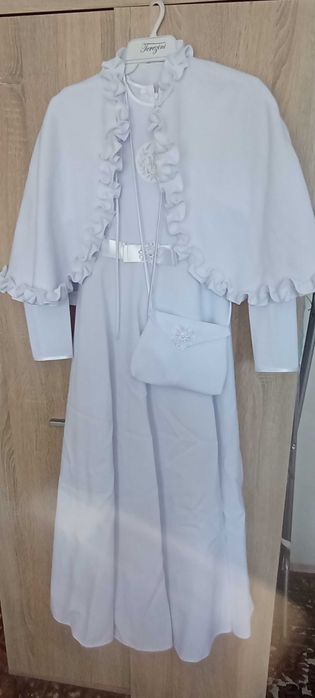 Sukienka komunijna z dodatkami dł.130