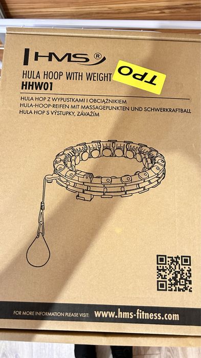 Hula hop z obciążnikiem