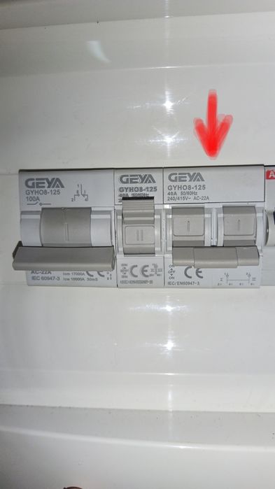 АВР 2Р 40А Перемикач напруги І-0-ІІ трипозиційний перемикач мереж