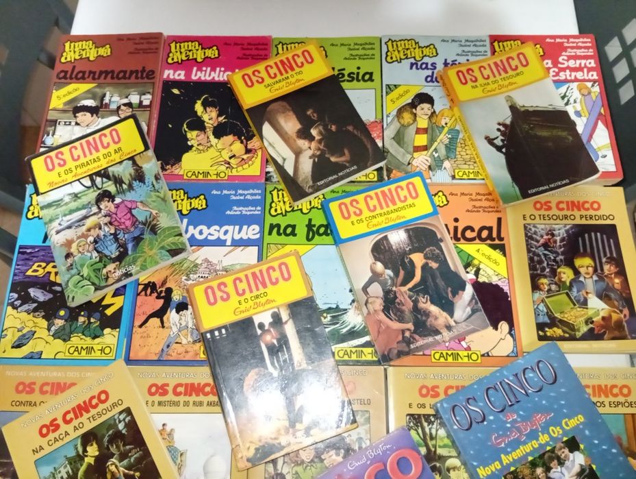 Livros  antigos de coleção aventuras