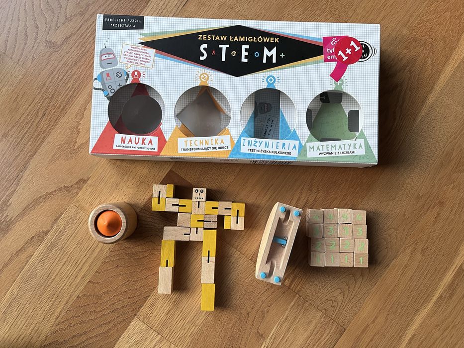 Zestaw łamigłówek STEM professor puzzle