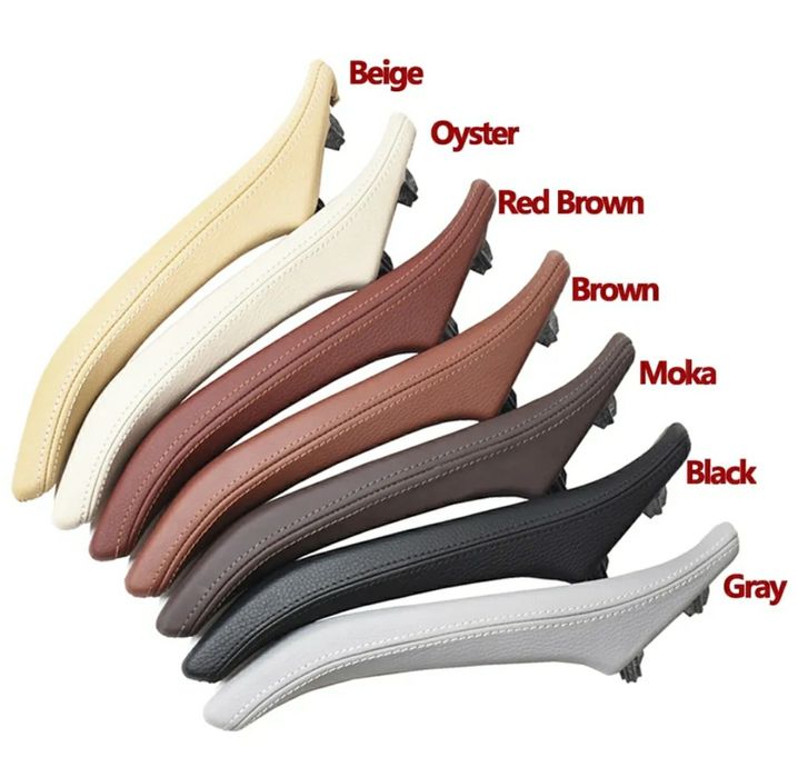 Puxador Pegas moldura Apoio de braço Pele BMW Série 5, X5