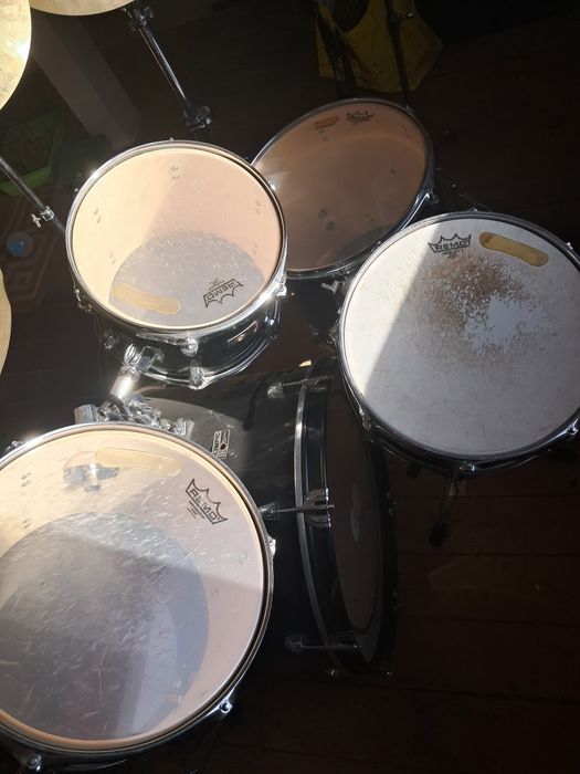 Perkusja+talerze+podwojna stopa