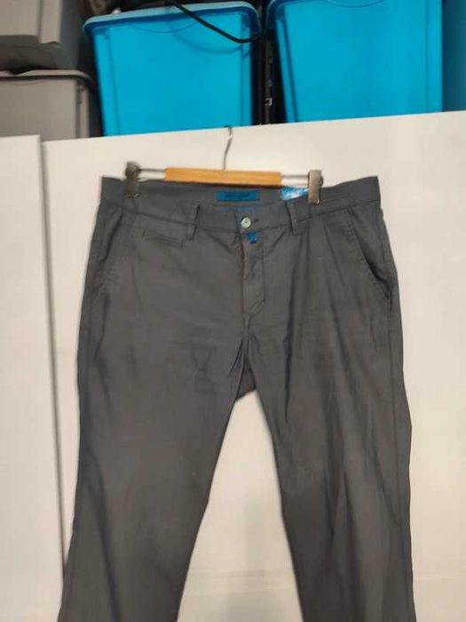 Pierre Cardin figure flex wygodne spodnie bawełniane 40/32