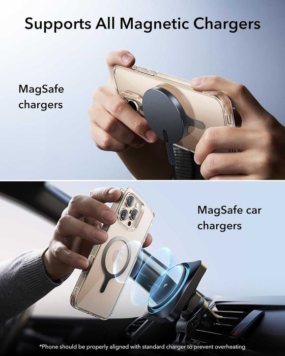 ESR Anel Magnético compatível com MagSafe, kit conversão universal64585738619649123