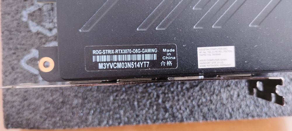 Placa Gráfica- ROG STRIX RTX3070 8GB GAMING