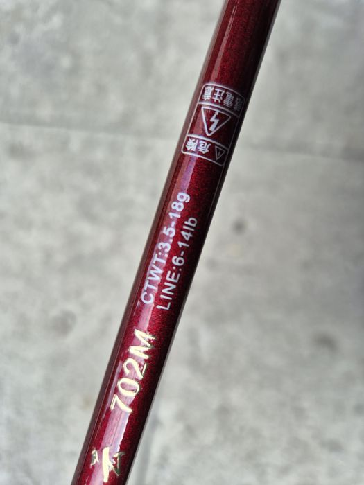 Wędka castingowa/spiningowa z multiplikatorem