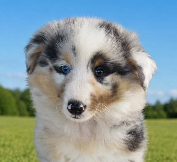 owczarek szetlandzki FCI piesek blue-merle