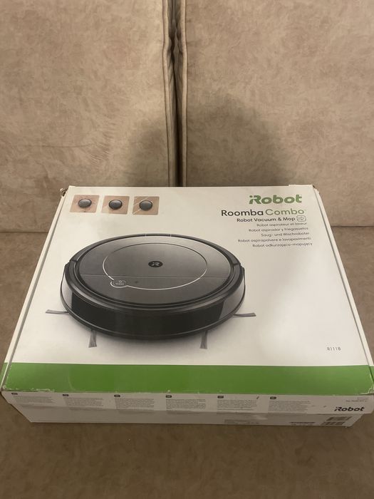 Robot sprzątający iRobot Roomba Combo srebrny/szary