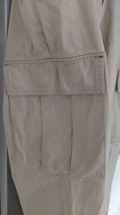 Beżowe spodnie bawełniane Tommy Hilfiger