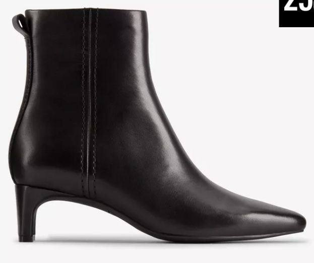 Женские кожаные ботинки ботильоны Clarks p 40