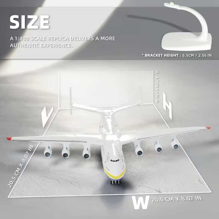 1:400 Масштаб Антонов Ан-225 Мрія