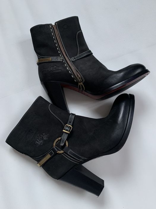 Шикарні шкіряні чобітки La Martina 27 см устілка