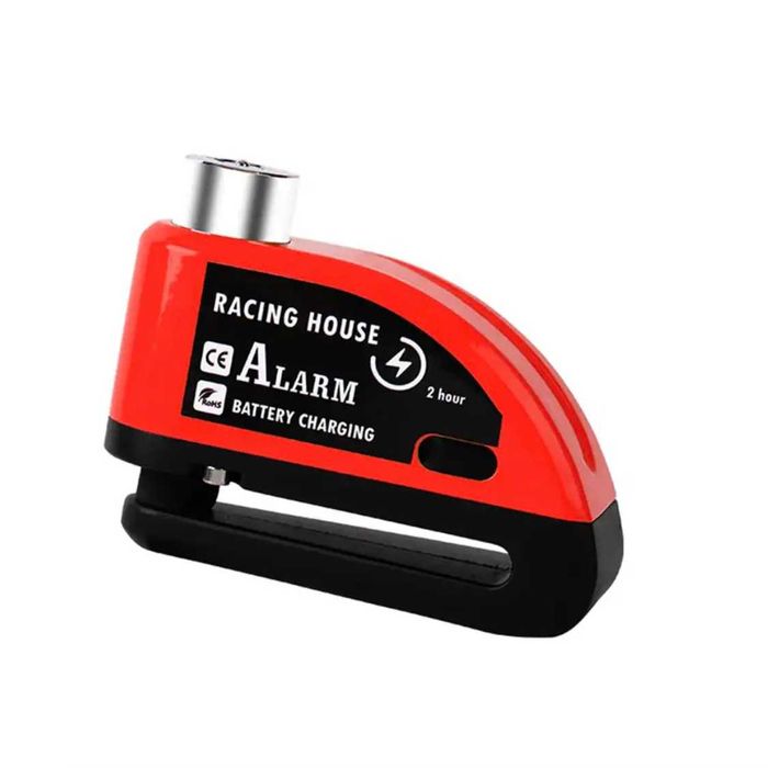 Cadeado Alarme Disco Moto 110dB Recarregável USB